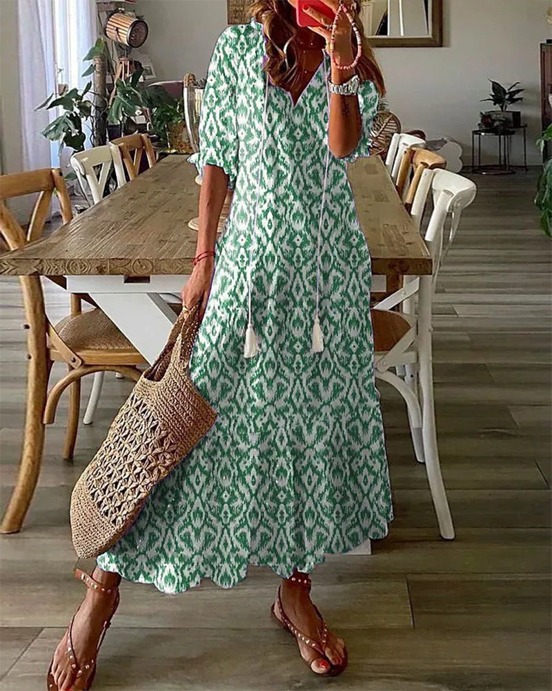 Elise™ | Boho Dress with Tummy Coverage