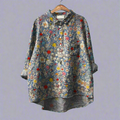 Renate | Elegant Long Blouse Made from Premium Fabric