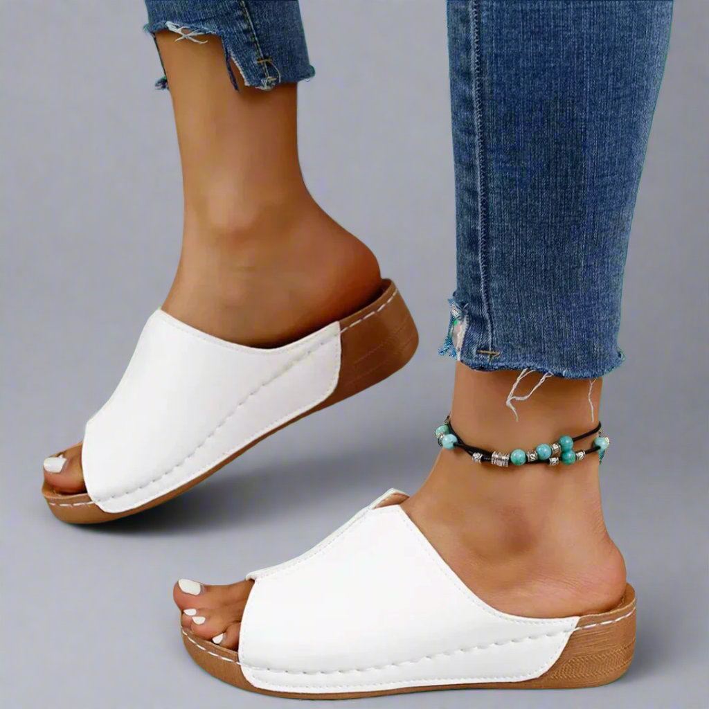 Noemi | Handcrafted Wedge Sandals Made from Premium Material