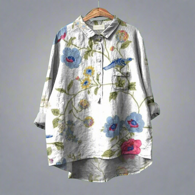 Renate | Elegant Long Blouse Made from Premium Fabric