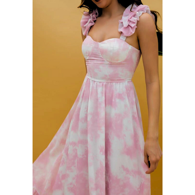 Sarah - Ruffle Midi Dress