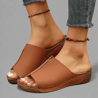 Noemi | Handcrafted Wedge Sandals Made from Premium Material