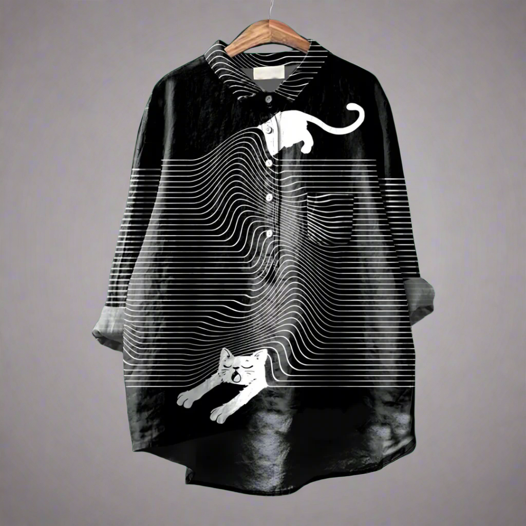 Renate | Elegant Long Blouse Made from Premium Fabric