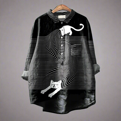 Renate | Elegant Long Blouse Made from Premium Fabric