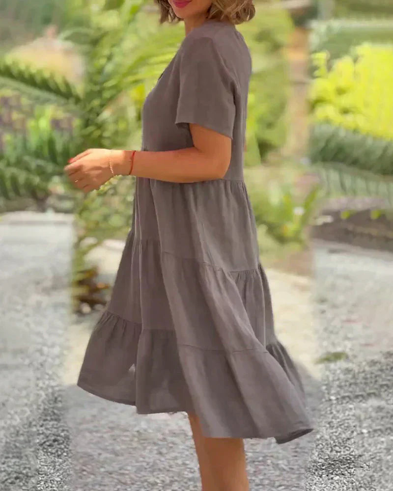 Zoey - Casual Summer V-Neck Dress