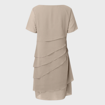 Elisa Layered Chiffon Dress