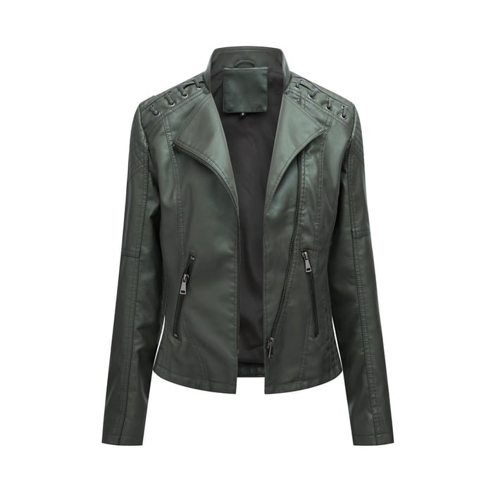 Washed Leather Jacket