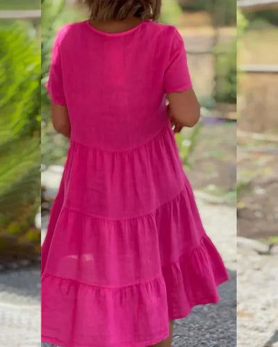 Zoey - Casual Summer V-Neck Dress
