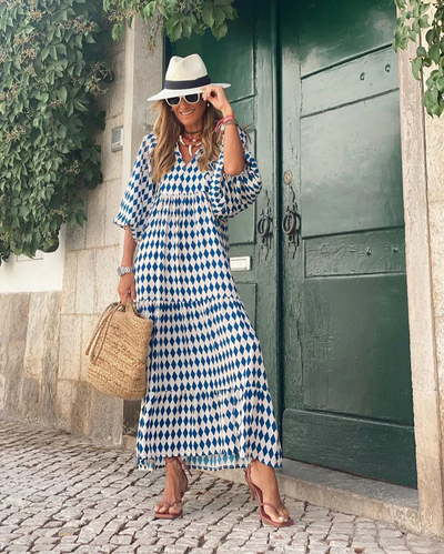 Elin™ | Boheme Cotton Maxi Dress
