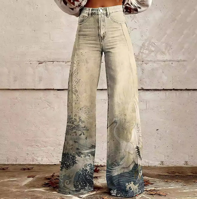 CLAIRE | Japanese Style Boho Trousers