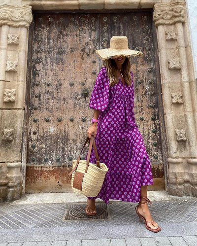 Elin™ | Boheme Cotton Maxi Dress