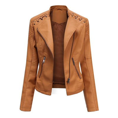 Washed Leather Jacket