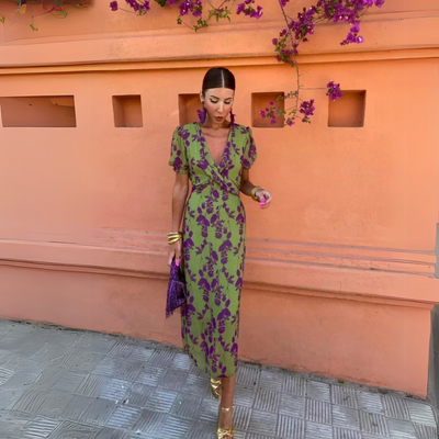 Danielle™ | Chic Floral Midi Dress for Women