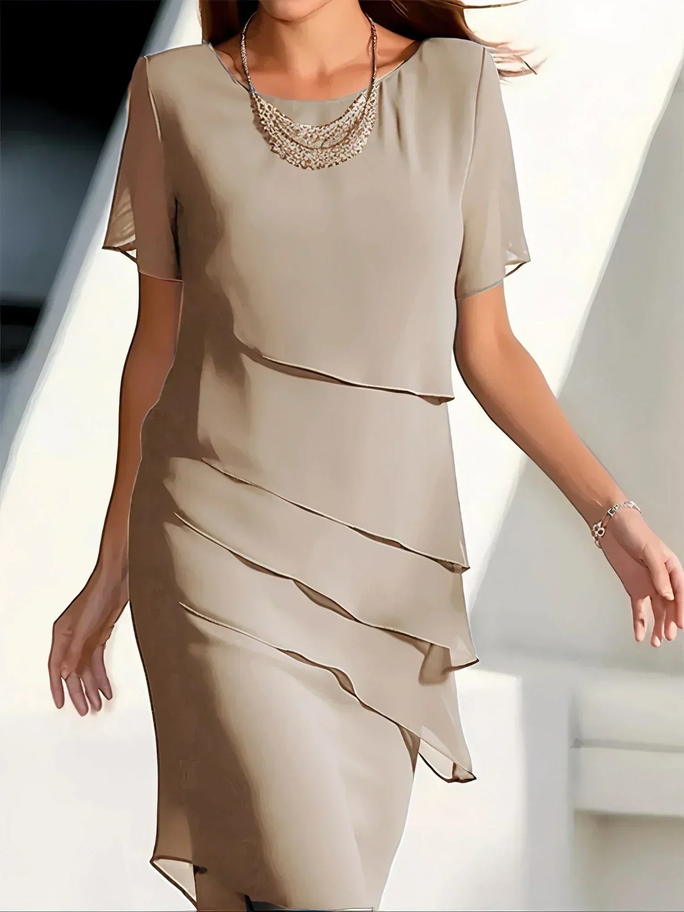 Mona - Stylish Belly Covering Dress