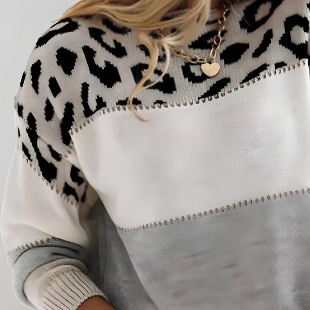 Rana - Leopard Design Sweater