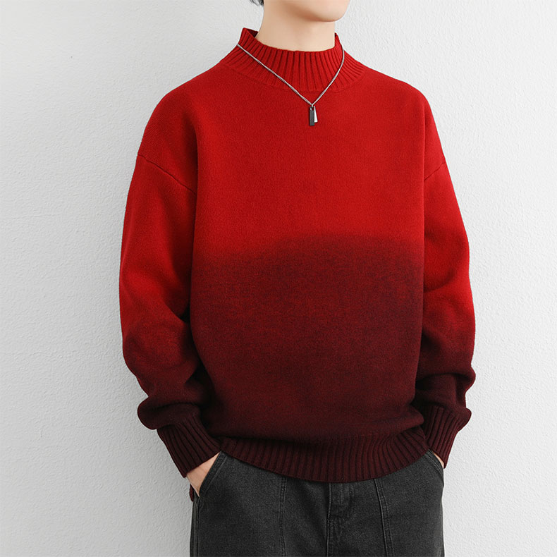 Ombré Knit Crewneck