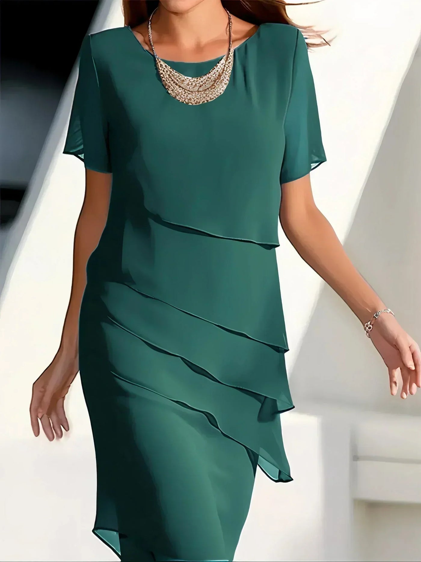 Mona - Stylish Belly Covering Dress