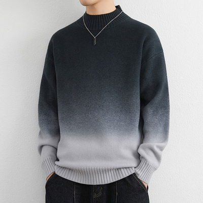 Ombré Knit Crewneck