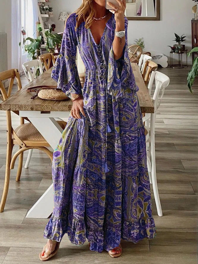 Agathe – Long Bohemian Dress