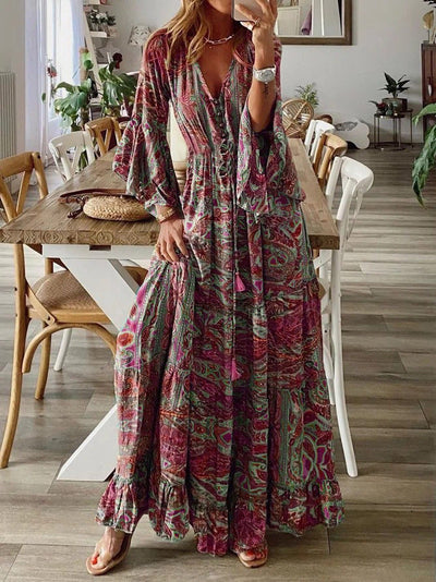 Agathe – Long Bohemian Dress