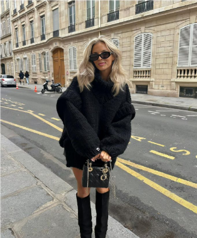 Lisa - Knitted Oversized Sweater