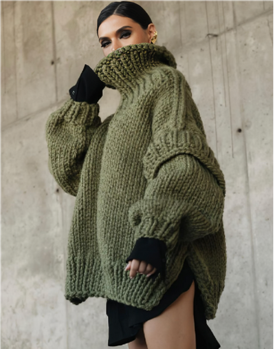 Lisa - Knitted Oversized Sweater