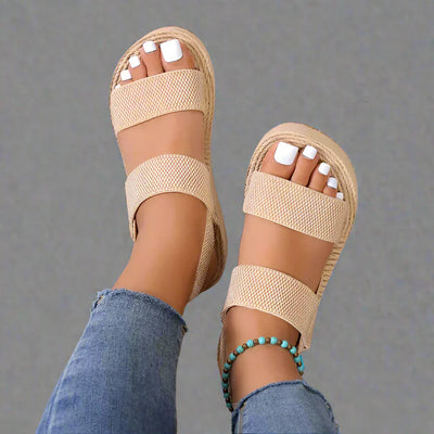 Salwina | Summer Sandal with Lightweight Wedge Sole Made from Premium Material