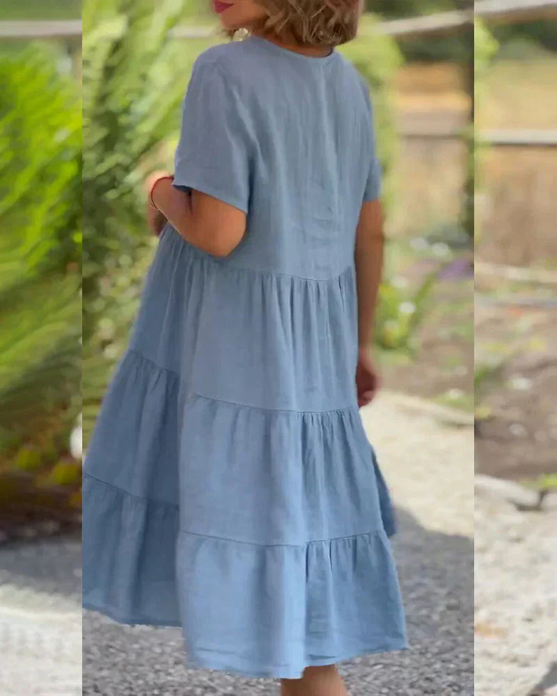 Zoey - Casual Summer V-Neck Dress