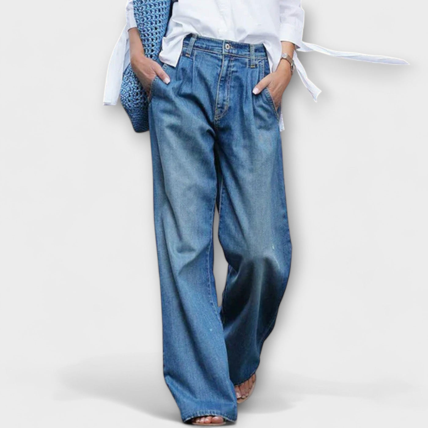 Ava - High-Quality Jeans with Wide Legs