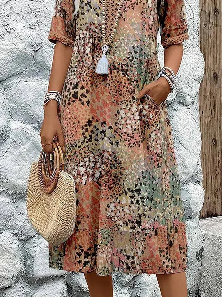 Grethe™ - Tummy Covering Midi Dress