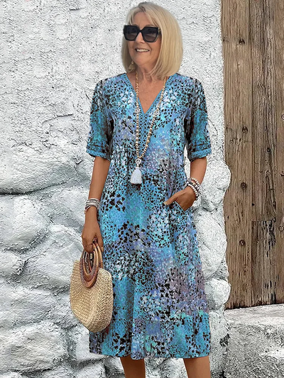 Grethe™ - Tummy Covering Midi Dress