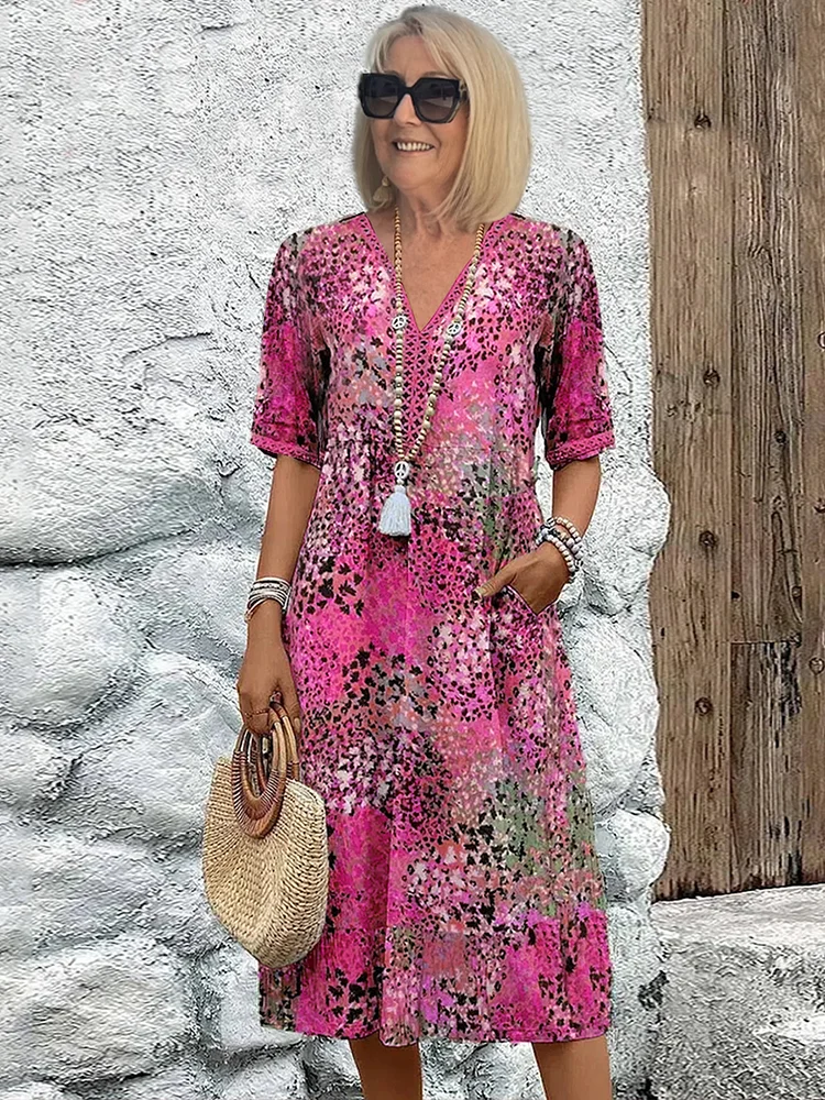 Grethe™ - Tummy Covering Midi Dress