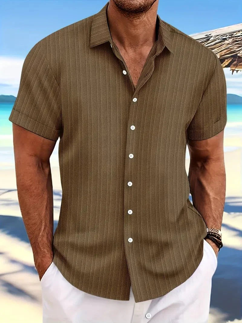 Emil – Elegant Slim Fit Short-Sleeved Shirt