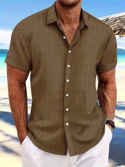 Emil – Elegant Slim Fit Short-Sleeved Shirt