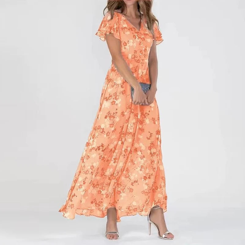 VICTORIA - Glamorous Belly Covering Dress