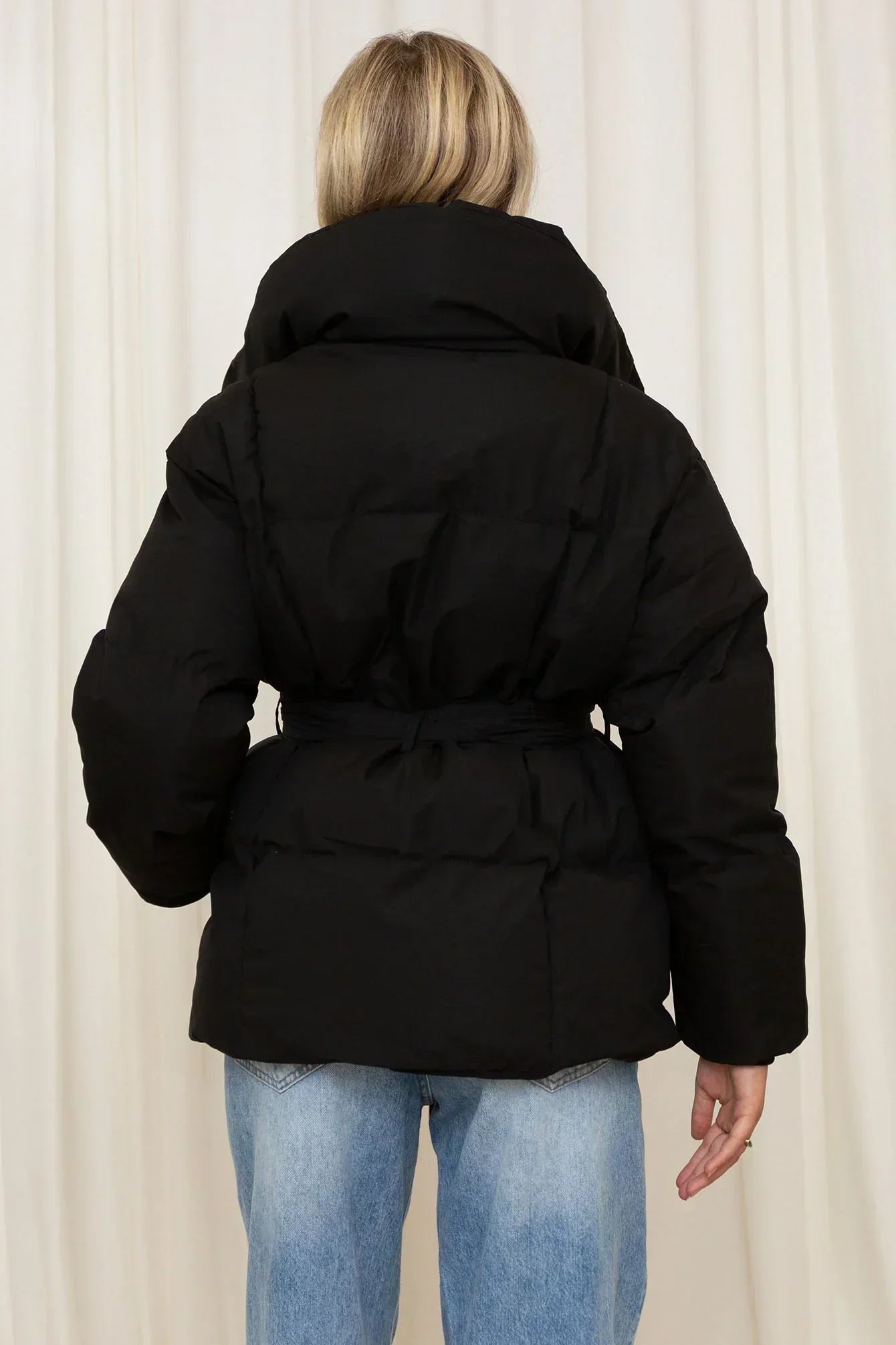 Belted Luxe Puffer Jacket