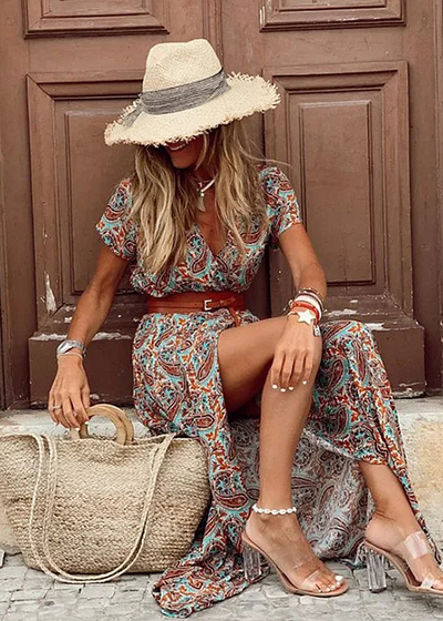 Romy – Long Bohemian Dress