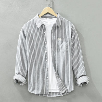 Jonas – Elegant Linen Shirt in Slim Fit Style