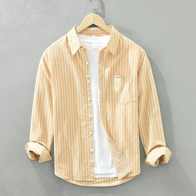 Jonas – Elegant Linen Shirt in Slim Fit Style