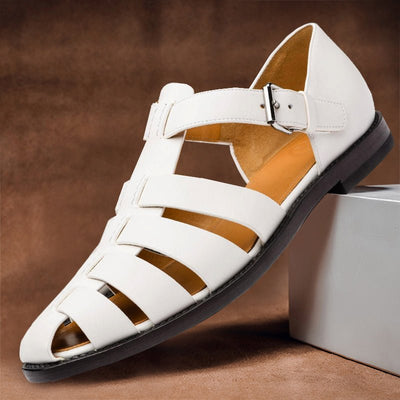 Luca - Exquisite Leather Fisher Sandals for Men