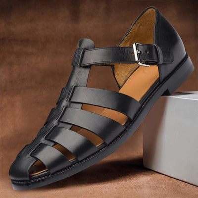 Luca - Exquisite Leather Fisher Sandals for Men