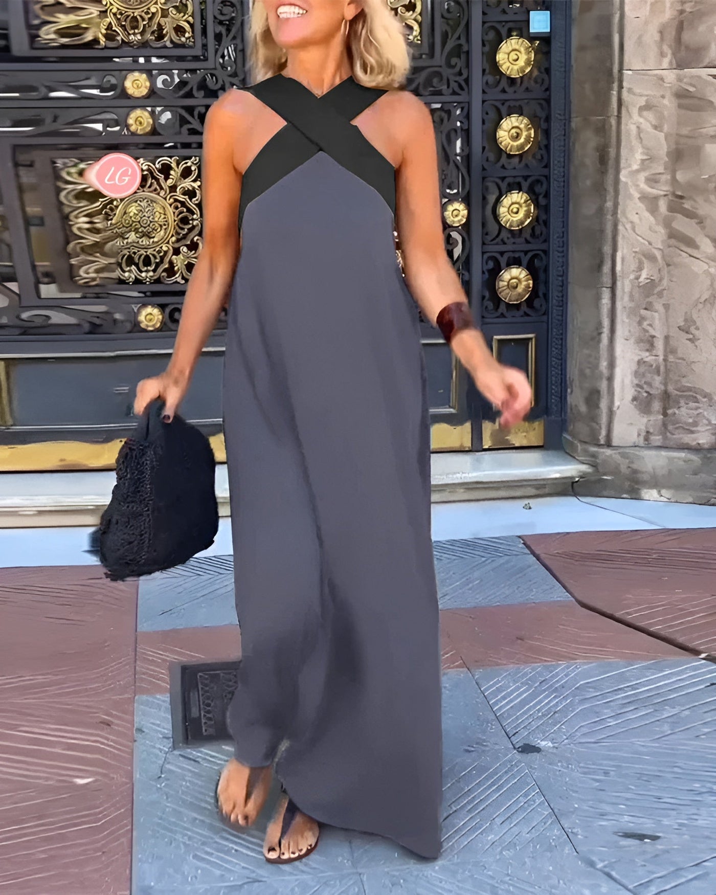 Delphine | Cross-Over Dress