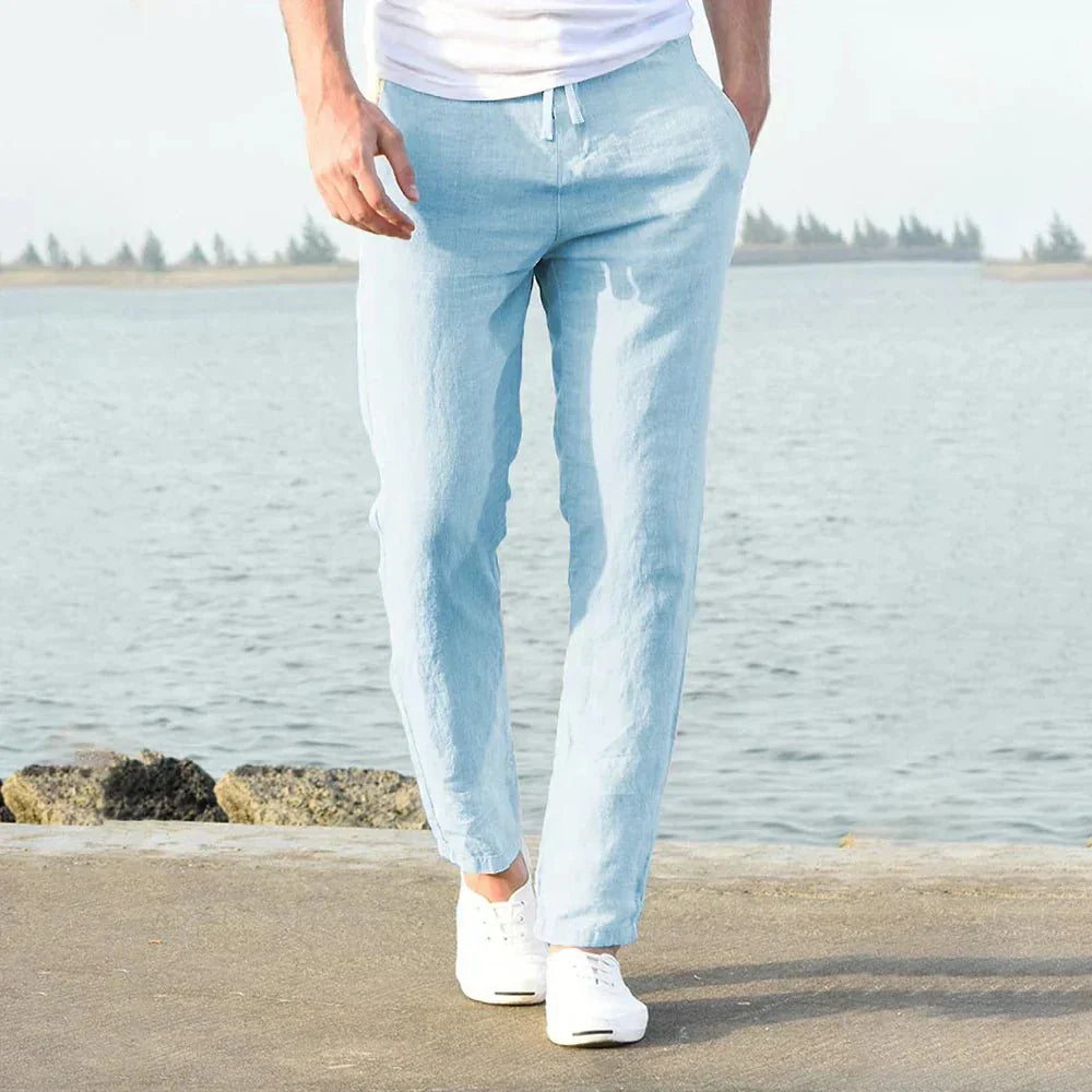 Maximilian – Elegant Linen Trousers for Stylish Men