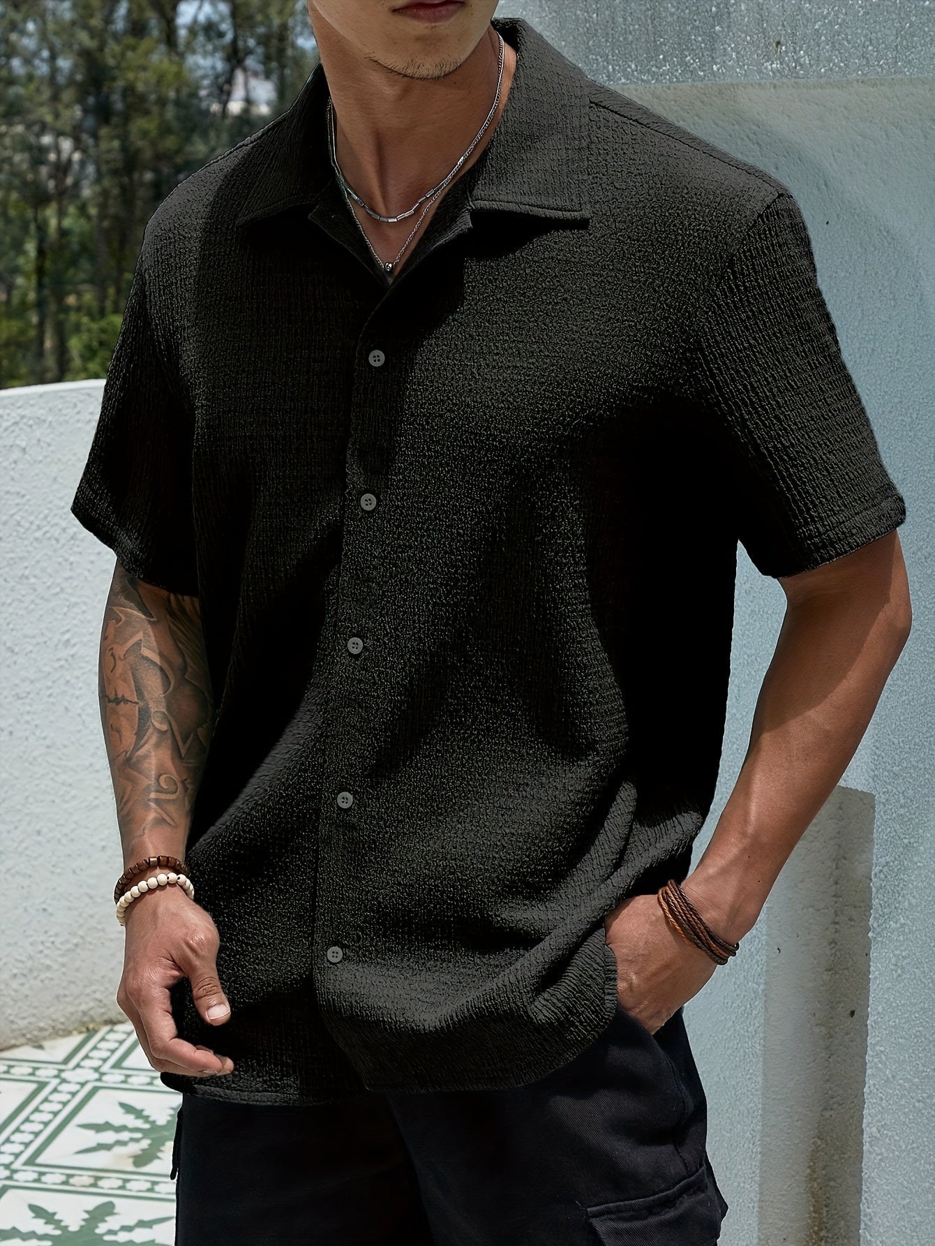 Maximilian – Elegant Short-Sleeve Shirt