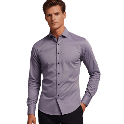 Teddy – Elegant Slim Fit Stretch Shirt