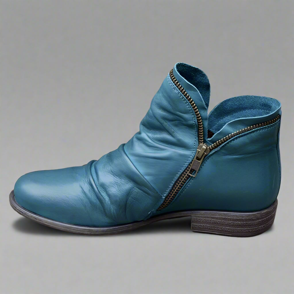 Sighild | Exquisite Leather Boots with Zip