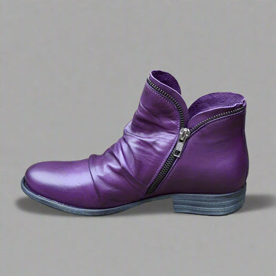 Sighild | Exquisite Leather Boots with Zip